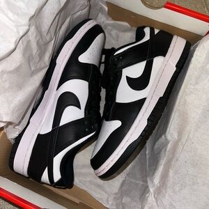 Nike Low Dunks, Black & White - BRAND NEW, never worn, Women’s 7.5